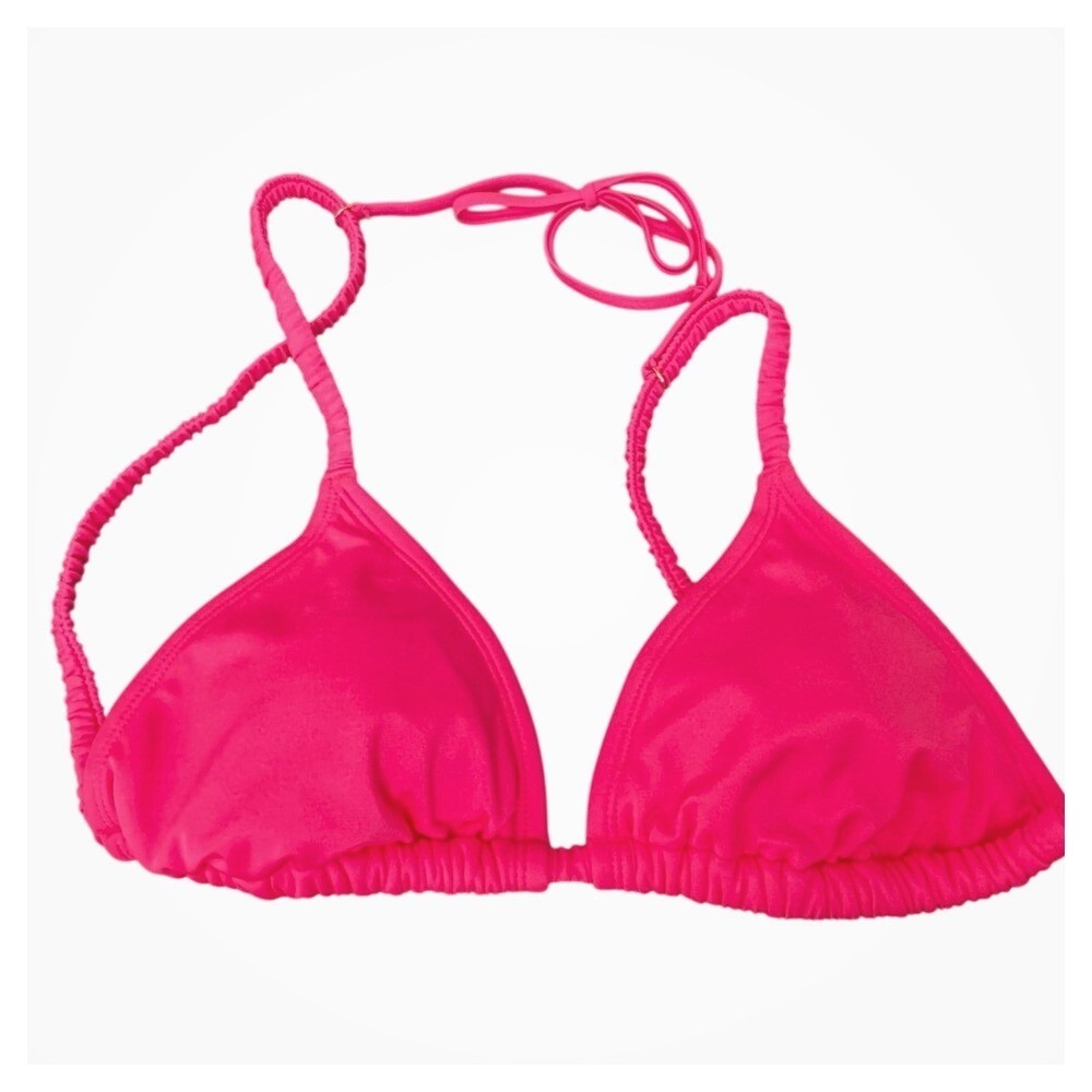 NWT Swim halter top bikini wild fable, removable padding. Medium 8-10 Neon Pink
